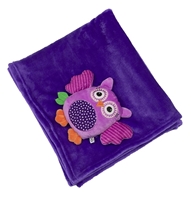 Zoocchini Kocyk Fioletowa Sowa