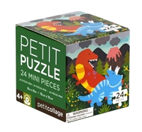 Petit Collage Puzzle Mini Dinozaur