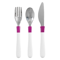 OXO Zestaw Sztućców Metalowych Pink 3+