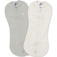 SwaddleMe Kokon Etap 1 Grey/White 2pak