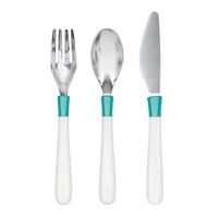 OXO Zestaw Sztućców Metalowych Teal 3+