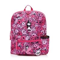 Zip & Zoe Plecak Midi Floral Pink 3+