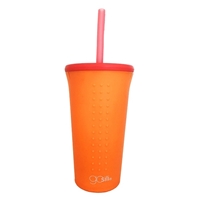 GoSili Kubek ze Słomką Tangerine/Spice