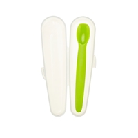 Innobaby Łyżeczka Silikonowa w Etui Green