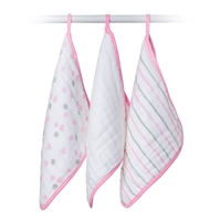 Lulujo Myjka Bawełniana 3szt Pink