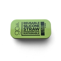 GoSili Słomka Silikonowa X-Wide Etui Lime