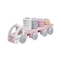 Kids Concept Ciężarówka z Klockami Pink