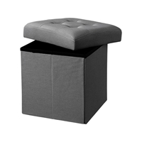 Kids Concept Puf z Pojemnikiem Dark Grey