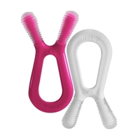 ZoLi Gryzak Bunny Pink & White 2 szt