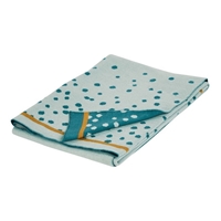 Done by Deer Dots Kocyk Dzianinowy Blue