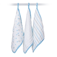 Lulujo Myjka Bawełniana 3szt Blue