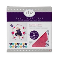 Lulujo Zestaw Kocyk + Karty Bright Floral