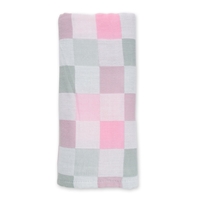 Lulujo Luxe Kocyk Muślinowy Pink