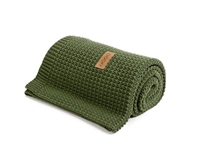 Poofi Kocyk Tkany Organic&Color Zielony