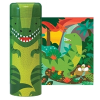 Petit Collage Puzzle w Skarbonce Dinozaur