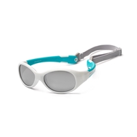 KOOLSUN Okulary FLEX White Aqua 0-3 lat