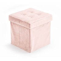Kids Concept Puf Składany Velvet Pink