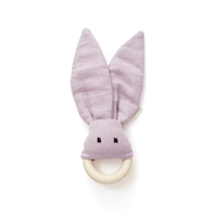Kids Concept Gryzak Królik Lniany Pink