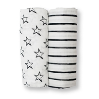 Lulujo Modern Otulacz Bambusowy 2szt Star