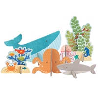 Petit Collage Puzzle Przestrzenne Ocean