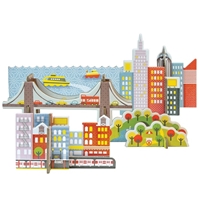 Petit Collage Puzzle Przestrzenne New York
