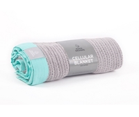 Mama Designs Kocyk Tkany Grey Truquoise 70