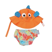 Zoocchini Pieluszka Kąpielowa Czapka Rybka