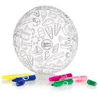BubaBloon Piłka Balonowa Colour Your Own