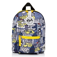 Zip & Zoe Plecak Mini ze Smyczą City Print