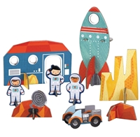 Petit Collage Puzzle Przestrzenne Kosmos