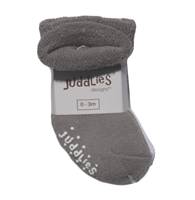 Juddlies Skarpetki Niemowlęce Grey/White