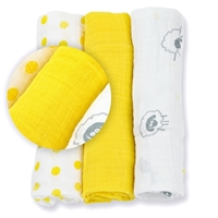 Lulujo Mini Pieluszki Sunshine Yellow