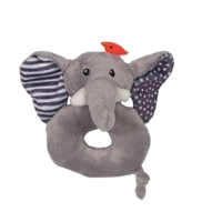 Zoocchini Grzechotka Szary Słonik