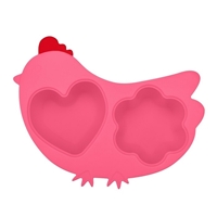 Innobaby Pojemnik Silikonowy Chicken Pink