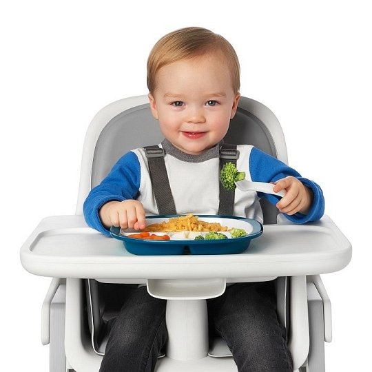 OXO Sztućce Plastikowe 12m+ Navy 4 szt