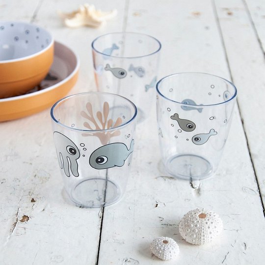 Done by Deer Sea Kubki Mini Glass Mustard