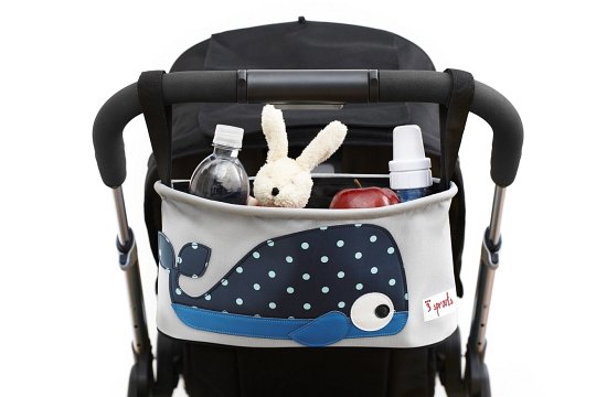 3 Sprouts Organizer Do Wózka Wieloryb