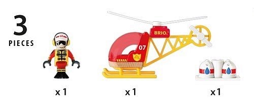 BRIO World Helikopter Straży Pożarnej