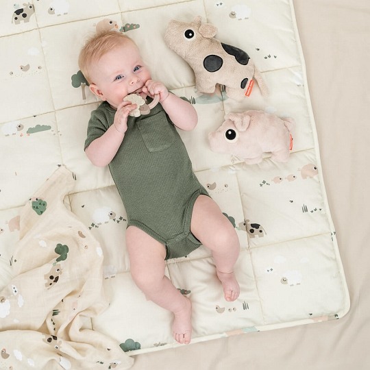 Done by Deer Przytulanka Maskotka Krówka Dotti Sand 25cm