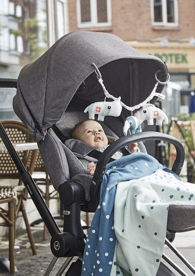 Done by Deer Dots Kocyk Dzianinowy Powder