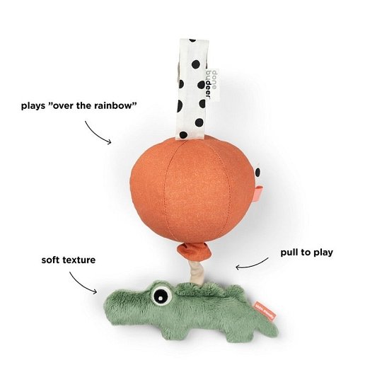 Done by Deer Zawieszka Muzyczna Happy Clouds Croco Green