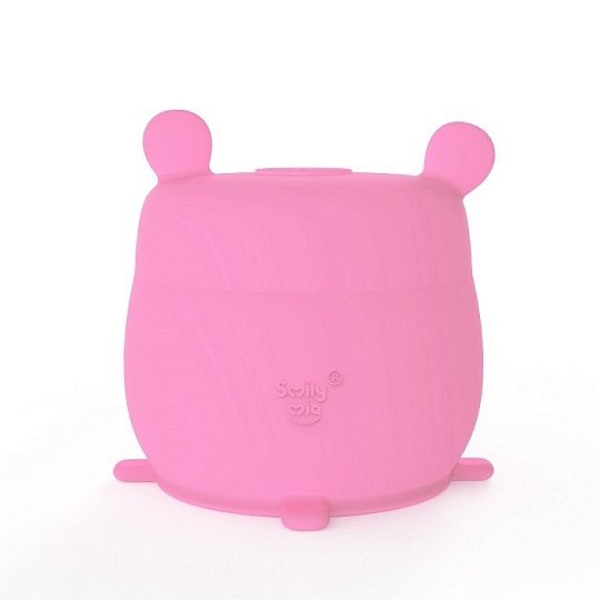 Smily Mia Nakładka ze Słomką na Kubek Pink