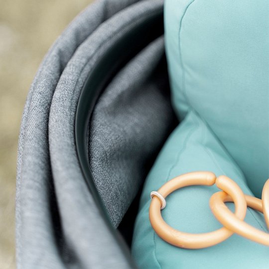 Done by Deer Poduszka Siedzisko do Wózka Blue