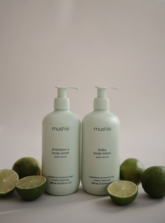 Mushie Balsam nawilżający dla dzieci i niemowląt Green Lemon 400