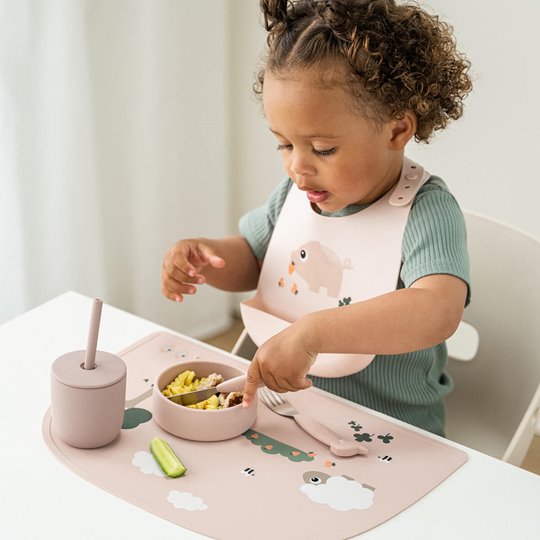 Done by Deer Silikonowa Podkładka na Stół Tiny Farm Powder