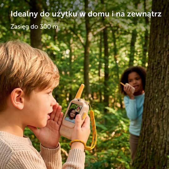 Zazu Fun Video Walkie Talkie dla Dzieci Beige