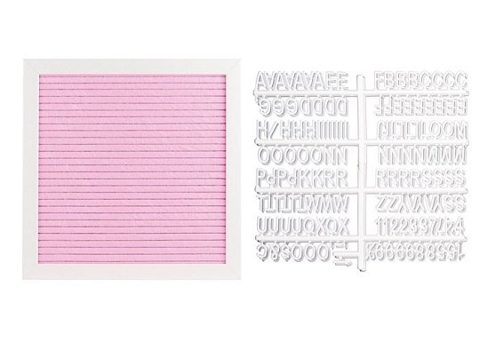 Pearhead Tablica z Literkami Pink