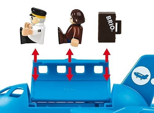 BRIO World Drewniany Samolot Pasażerski