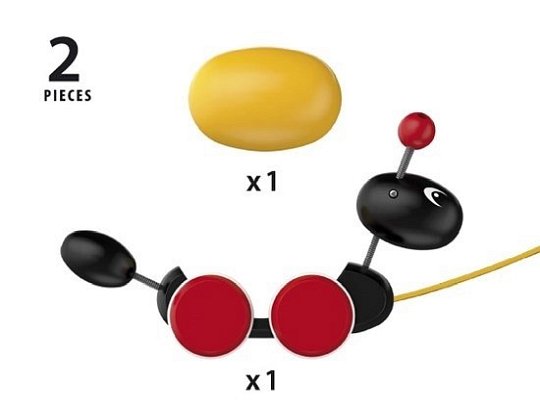 BRIO Zabawka do Ciągnięcia Mrówka