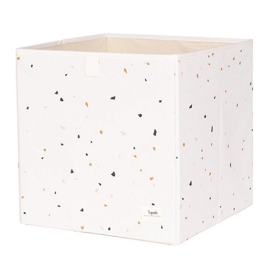 3 Sprouts Pudełko na Zabawki Recycled Terrazzo Cream